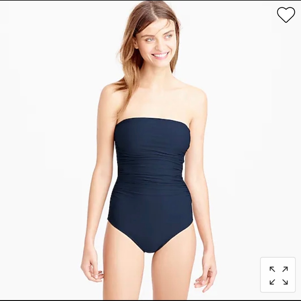 J.Crew ruched swimsuit